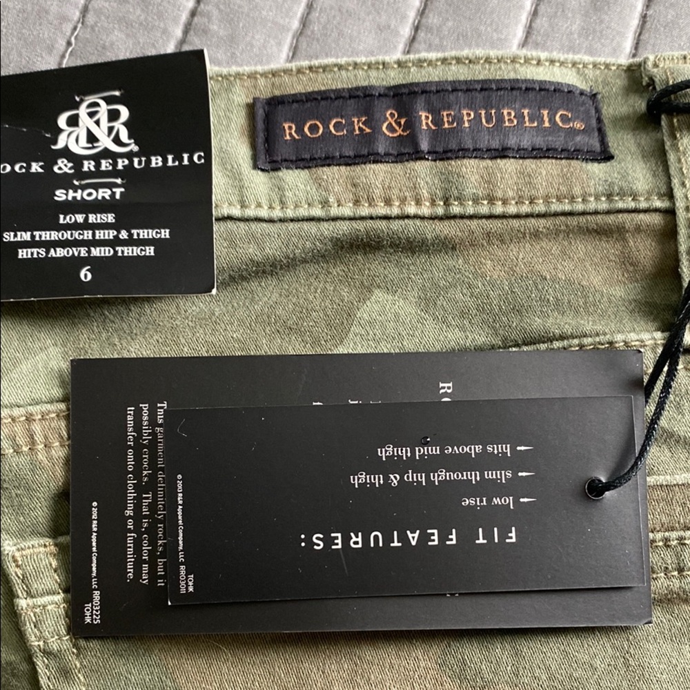 Rock & Republic Olive Shorts